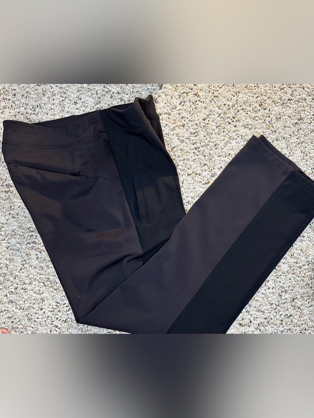 Athleta Hybrid Headliner Black Straight Leg Pants size 8 - Picture 4 of 6